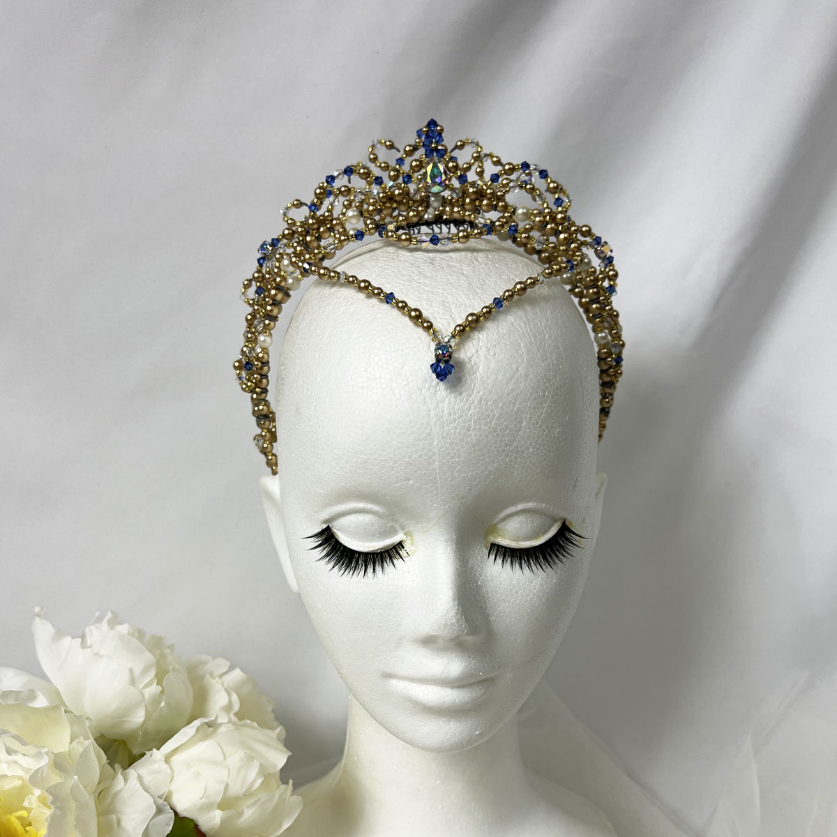 Double Tiara (gold and blue) - Image 2