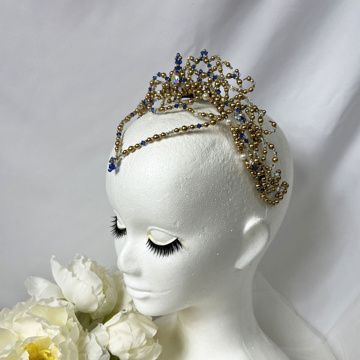Double Tiara (gold and blue) - Image 4