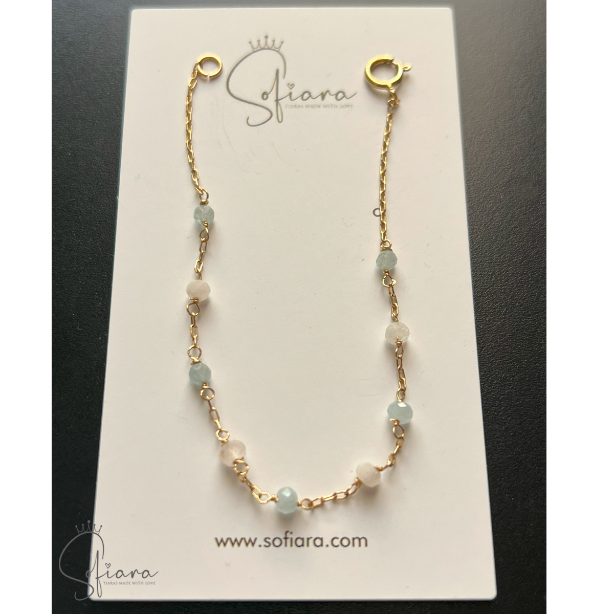 Small Aquamarine Bracelet